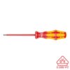 Wera VDE Insulated Screwdriver: Slotted 5.5mm x 200mm (with LaserTip)