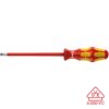 Wera VDE Insulated Screwdriver: Slotted 6.5mm x 150mm (with Lasertip)