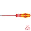 Wera VDE Insulated Screwdriver: Slotted 8mm x 200mm (with LaserTip)