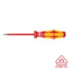 Wera VDE Insulated Screwdriver: Pozidriv PZ #0 x 80mm (without LaserTip)