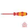 Wera VDE Insulated Screwdriver: Pozidriv PZ #2 x 100mm (with LaserTip)