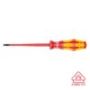 Wera VDE Insulated Screwdriver: Slotted 5.5 x 125mm (Reduced Shaft Diameter)