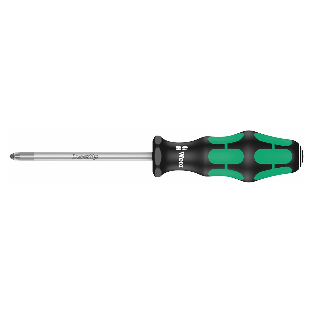 Wera Screwdriver: Pozidriv PZ #1 x 80mm (with LaserTip)
