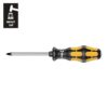 Wera Chiseldriver Screwdriver: Pozidriv PZ #1 x 80mm (with Impact Cap)