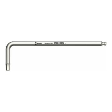Wera Metric Stainless Steel L-Key Hex-Plus: 3mm x 123mm