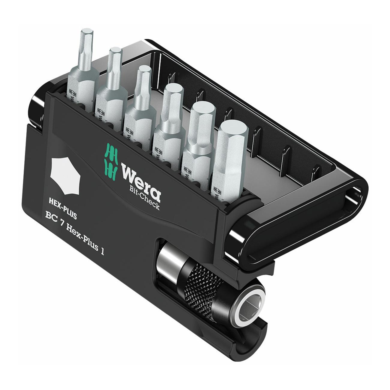 Wera Bit-Check Drive Bits - Hex-Plus & Universal Bitholder (7 Piece)