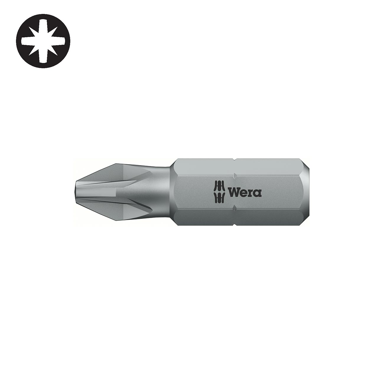 Wera 1/4″ Drive Bit Pozidriv: PZ #4 x 32mm