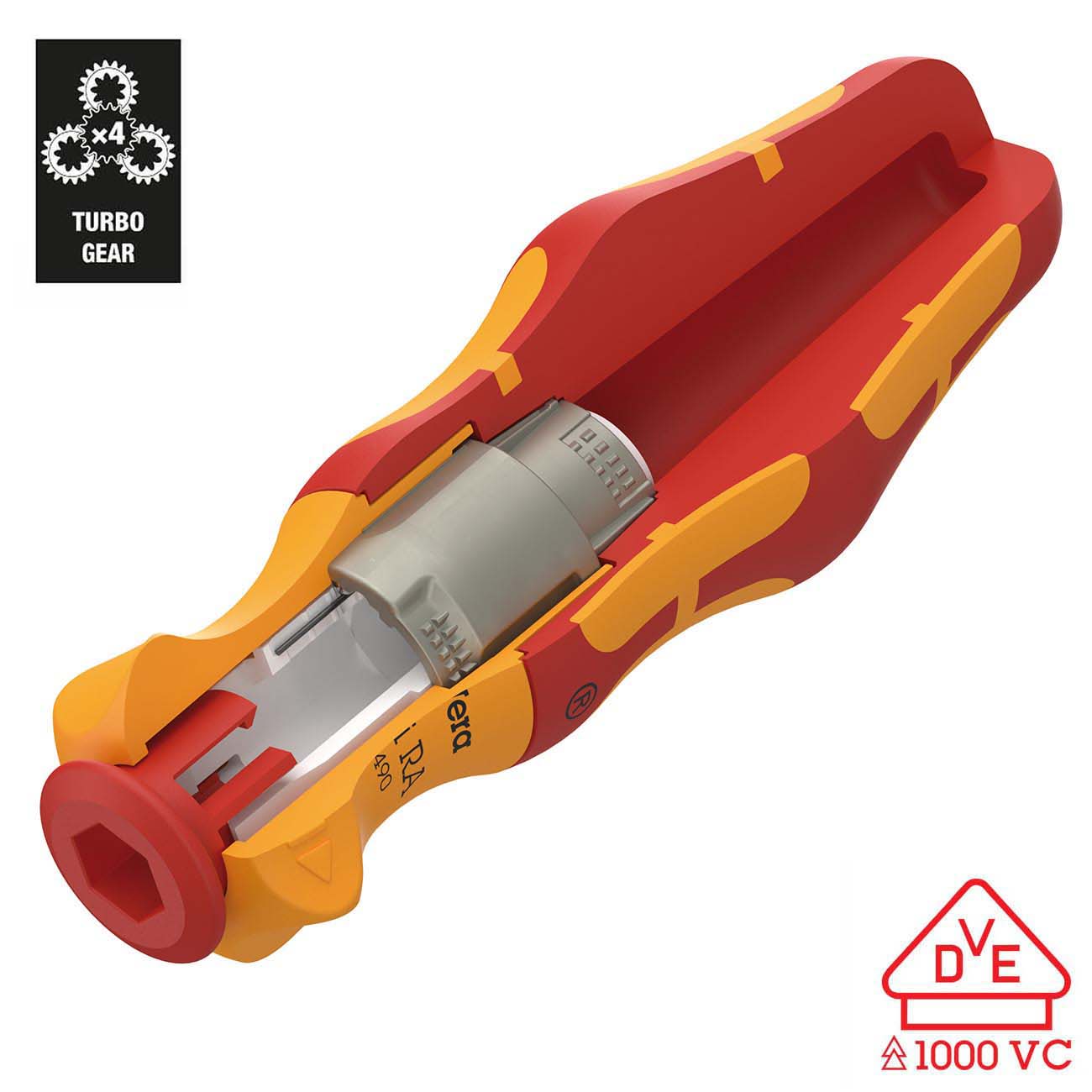 Wera Ratcheting VDE Insulated Bit Holding Screwdriver Handle