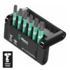 Wera 1/4″ Drive TORX 'Impact Ready' Bit Set and Carrying Case (6 Piece)