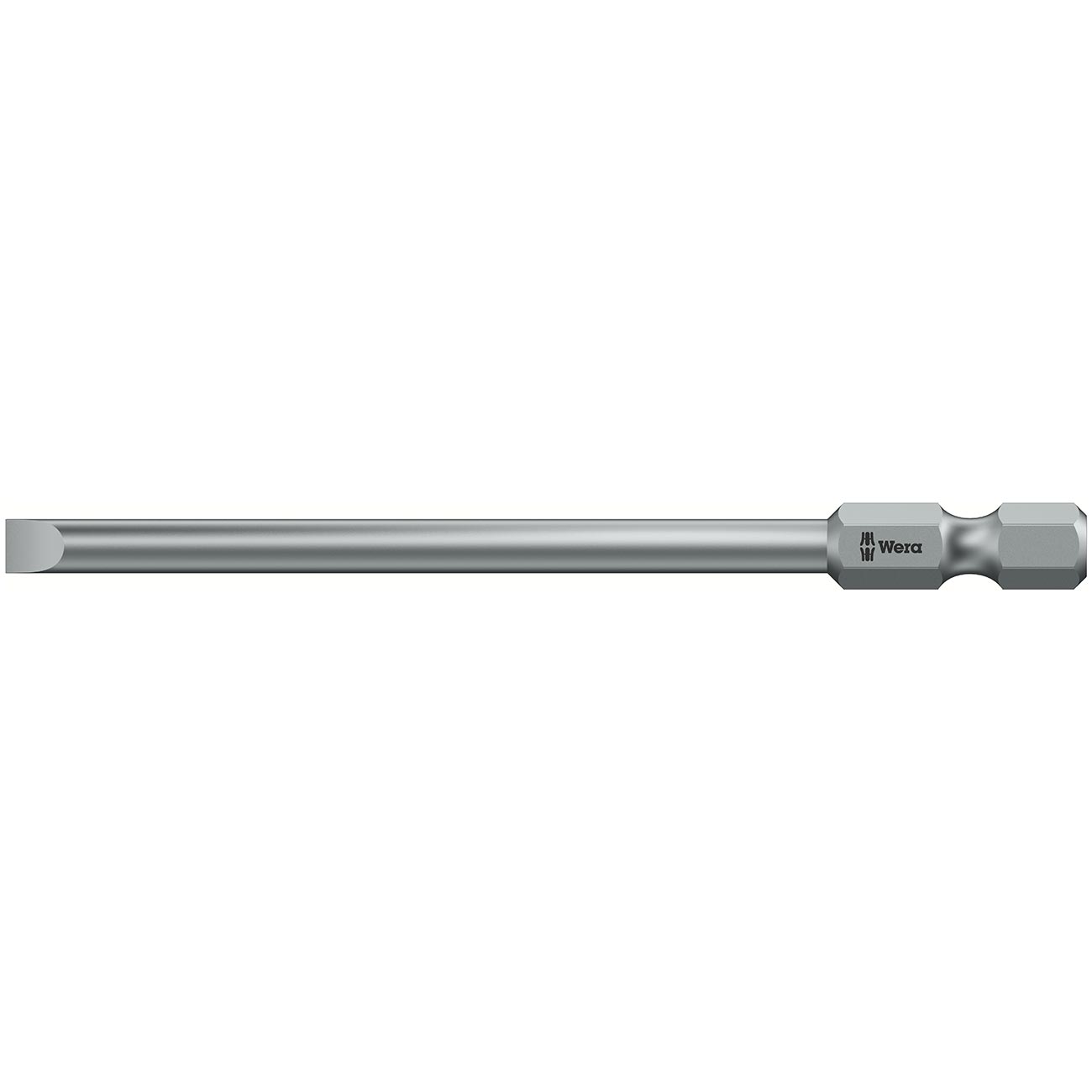 Wera Long Screwdriver Bit: Slotted 3 x 89mm