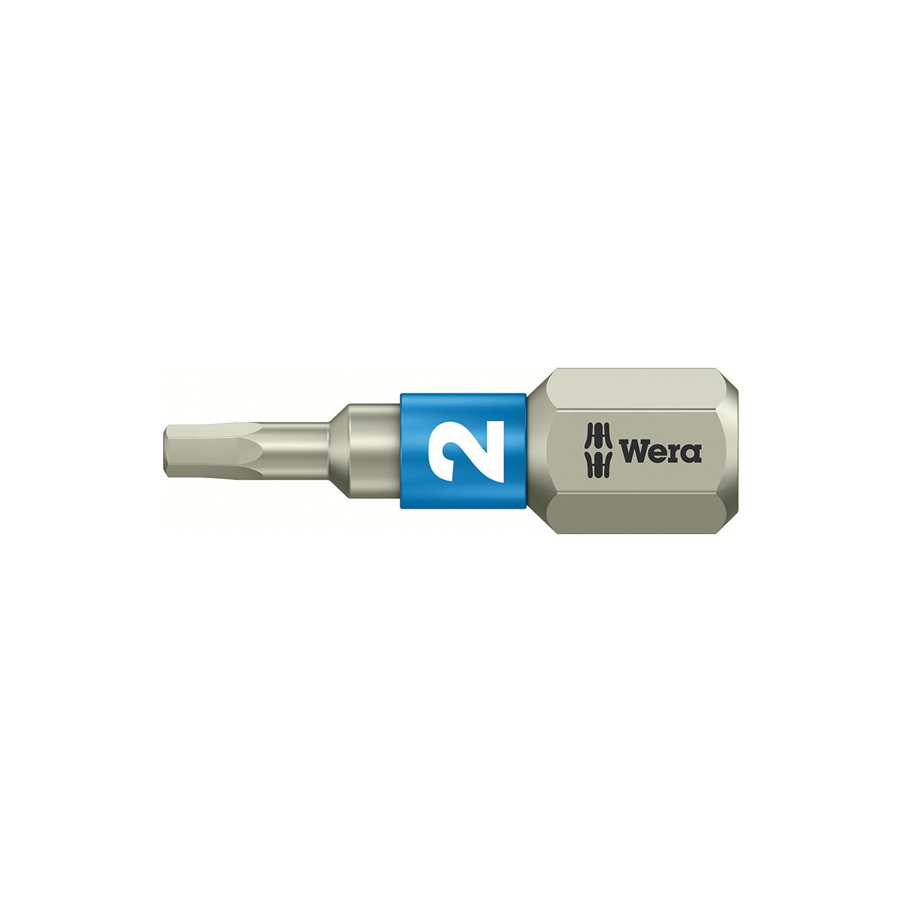 Wera Stainless Screwdriver Bit: HEX-PLUS 2.0 x 25mm