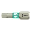 Wera 1/4″ Drive Stainless Steel TORX Bit: TX #15 x 25mm