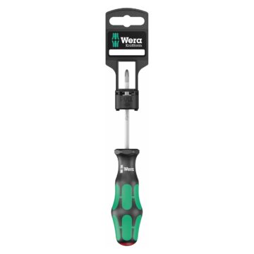 Wera Screwdriver: Phillips PH #1 x 80mm LaserTip (On Hang-Tag)