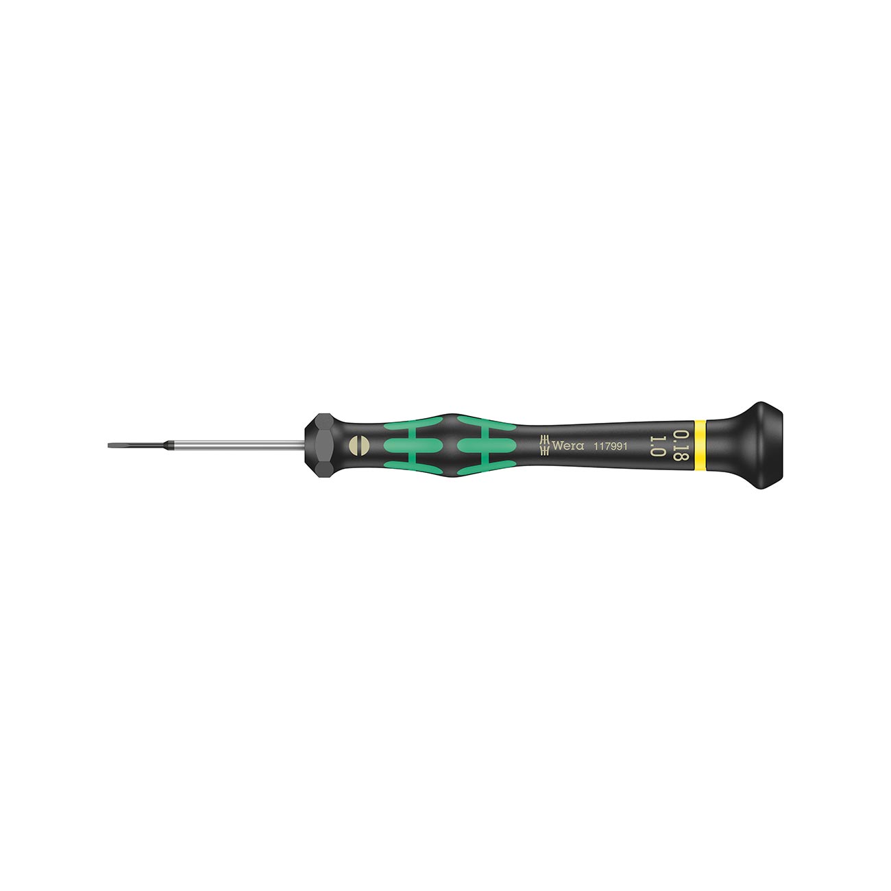 Wera Micro Precision Slotted Screwdriver - 0.18 x 1.0 x 40mm