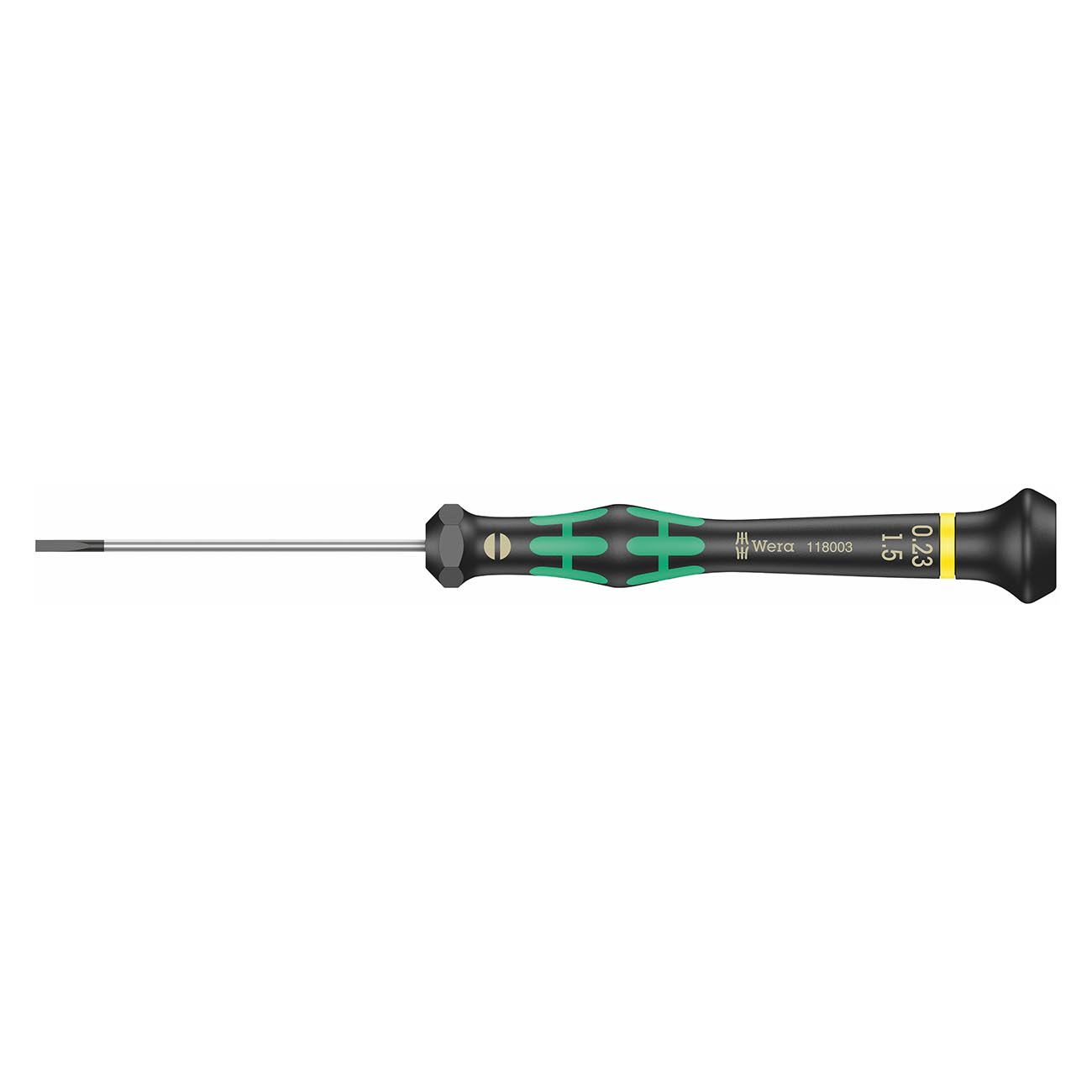 Wera Micro Precision Slotted Screwdriver - 0.23 x 1.5 x 60mm