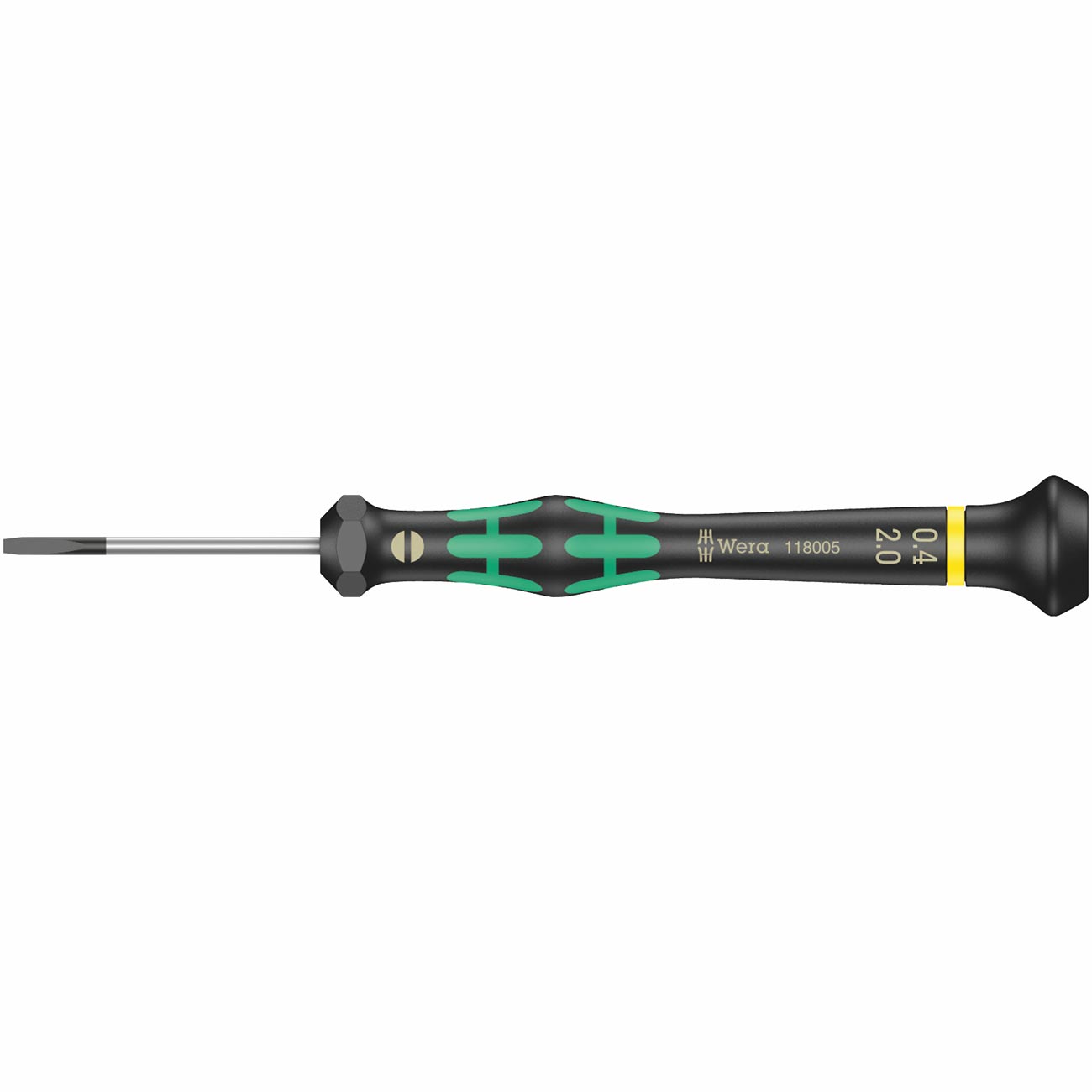 Wera Micro Precision Slotted Screwdriver - 0.40 x 2.0 x 40mm