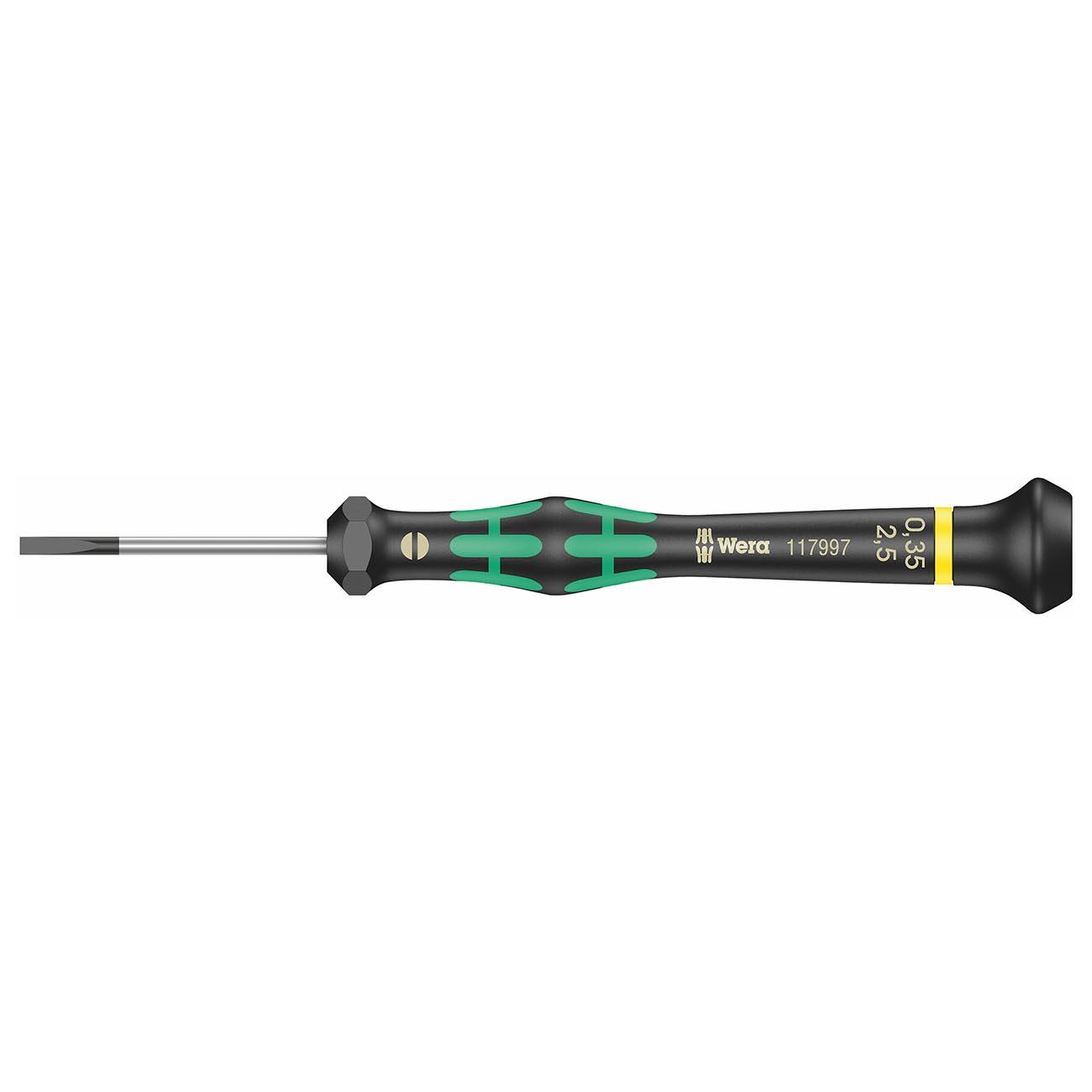 Wera Micro Precision Slotted Screwdriver - 0.40 x 2.5 x 80mm