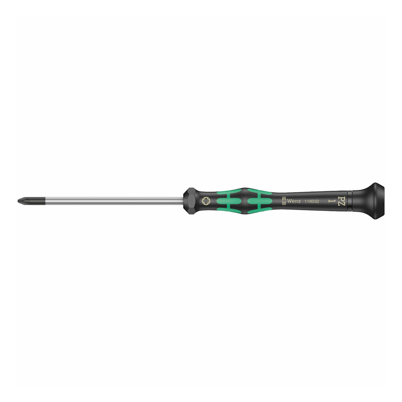 Wera Micro Precision Pozidriv Screwdriver - PZ #1 x 80mm