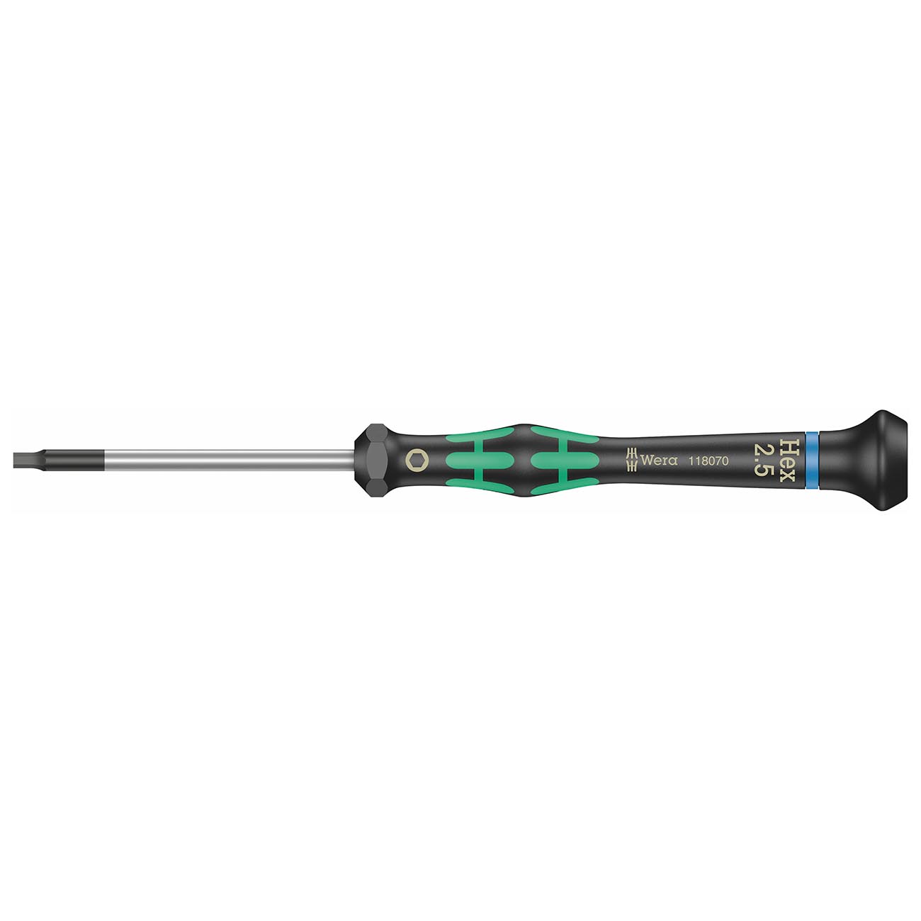 Wera Micro Precision METRIC HEX-Plus Screwdriver - 2.5 x 60mm