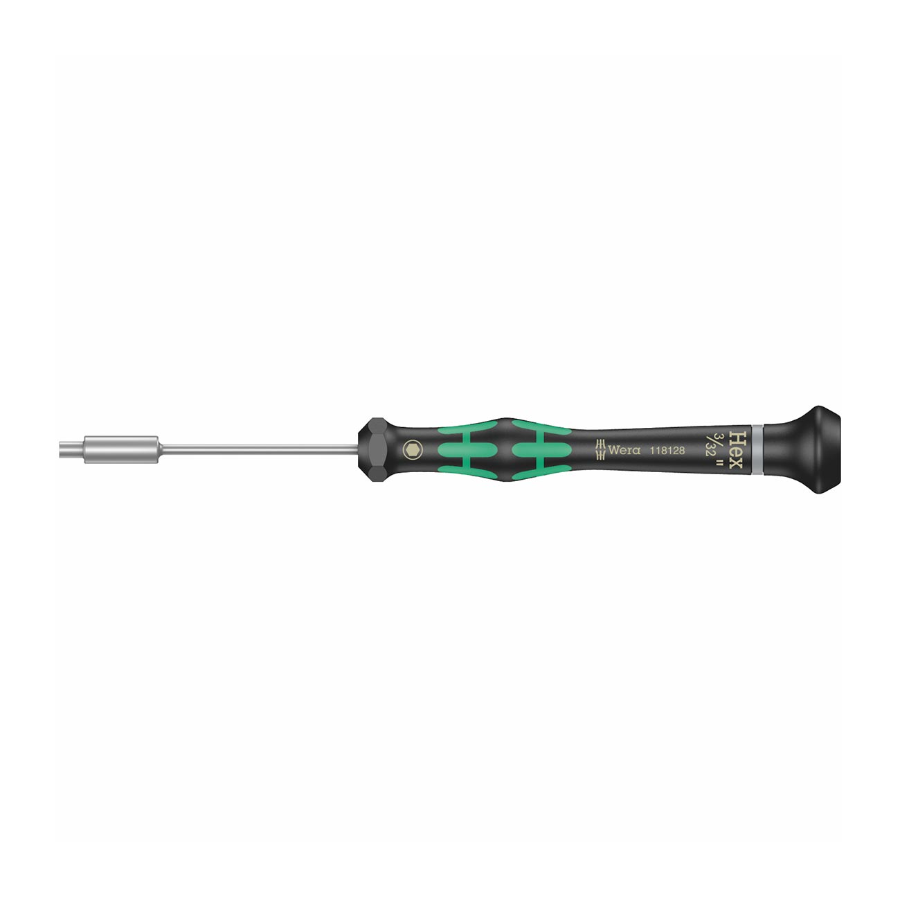 Wera Micro Precision SAE Nutdriver Screwdriver - 3/32" x 60mm