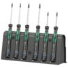 Wera Micro Precision METRIC HEX-Plus Screwdriver Set with Storage Rack (6-Piece)