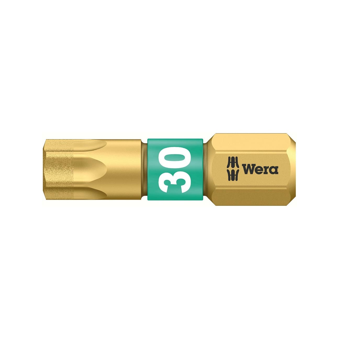 Wera Diamond Coated 1/4″ Drive Bit TORX: TX #30 x 25mm