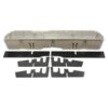 DU-HA Underseat Storage Gun Case for '07-13 Chevrolet/GMC & '07-'14 Heavy Duty Crew Cab (Light Gray)