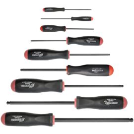 Bondhus Balldriver Metric HEX Ball End Screwdrivers 1.5mm to 10MM (9 Piece)