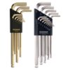 Bondhus Plated Balldriver Metric/SAE Ball End HEX L-Keys Double Set (22 Piece)