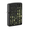 *218CAMOFLAG* Zippo 80983 Windproof Lighter Camouflage United States Flag Black Matte