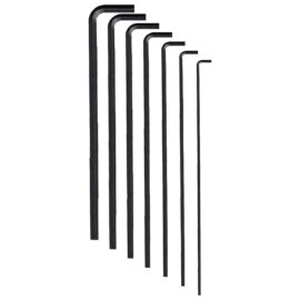 Bondhus SAE HEX 12" Extra-Long L-Keys Set (7 Piece)