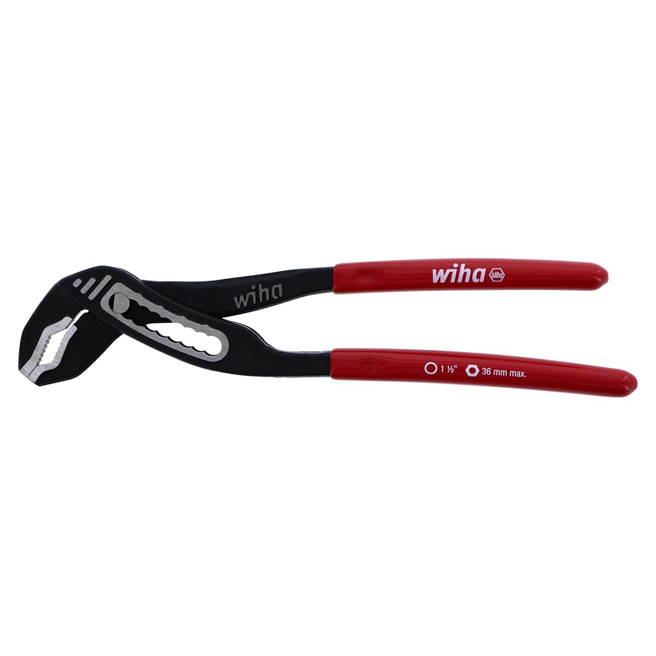 Wiha Adjustable V-Jaw Tongue and Groove Box Pliers Standard: 7" Length