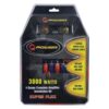 QPower 4 Gauge Amplifier Wiring Kit Super Flex Cable - 3000 Watts