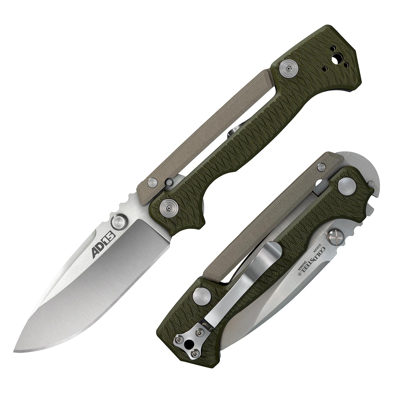 Cold Steel 3-1/2" Folding Pocket Knife (OD Green)