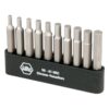Wiha Hex Inch and Metric Power Bit Set with Holder (10 Piece)