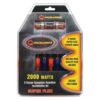 QPower 8 Gauge Amplifier Wiring Kit Super Flex Cable - 2000 Watts