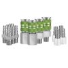 Flexzilla Pro High Flow Coupler  Plug Kit 1/4in NPT 1/4in Body 14 Pc