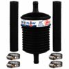 ATP Universal In-Line Filter, Plastic Body, 3/8 Inch Tube Flare