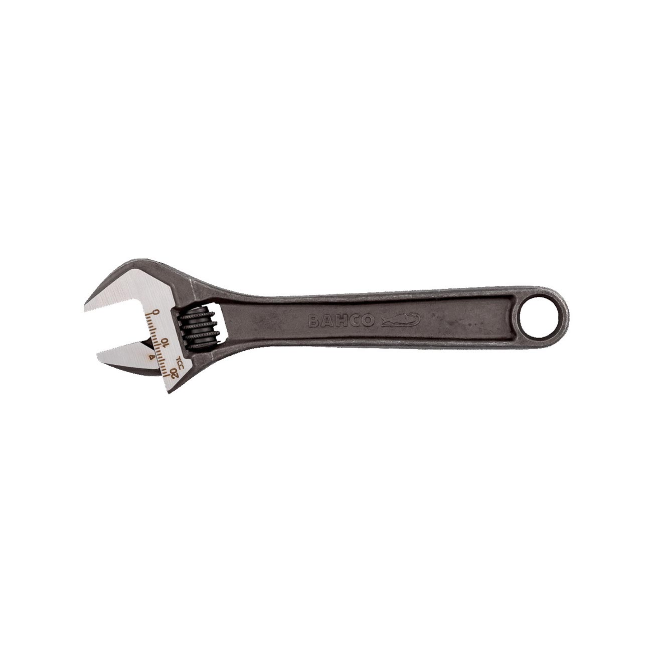 Bahco 8″ Slim Head Adjustable Wrench with Black Phosphate Finish