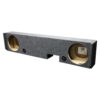 QPower Ford F-250/F-350 Extended Cab '01-'08 Dual 10" Empty Woofer Enclosure
