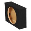 Qpower Single 12″ Shallow Mount Sealed Empty Woofer Enclosure