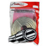 Audiopipe Speaker Wire 12-Gauge 25 Foot Poly Bagged - Clear Insulation