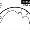 Centric Premium Brake Shoes