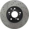 StopTech Sport Cross Drilled Brake Rotor; Front Right (300 mm)