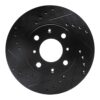 DFC Brake Rotor - Drilled and Slotted - Black