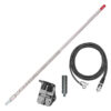 Firestik 4' (122cm) Single Mirror "NGP" Kit Complete (White)