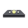Night Fision Tritium Night Sights for Glock 17/19/34/43/48 - Yellow Front Ring/U Notch Black Rear Ri