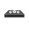 Night Fision Tritium Night Sights for Glock 42/43/43X - White Front Ring/U-Notch White Rear Rings