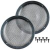 Qpower 10" Black Metal Woofer Grills 1 = 20 Grills