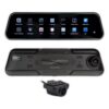 Installation Solution Mirror with Front/Rear View Camera with 9.66" Monitor and DVR